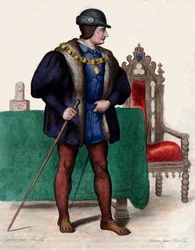 Portrait of Louis XI of France (1423-1483), King of France